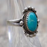 Vintage Sterling Turquoise Ring 5