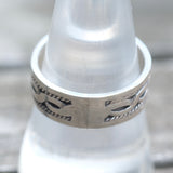 Vintage Sterling Silver Braided Band 8.75