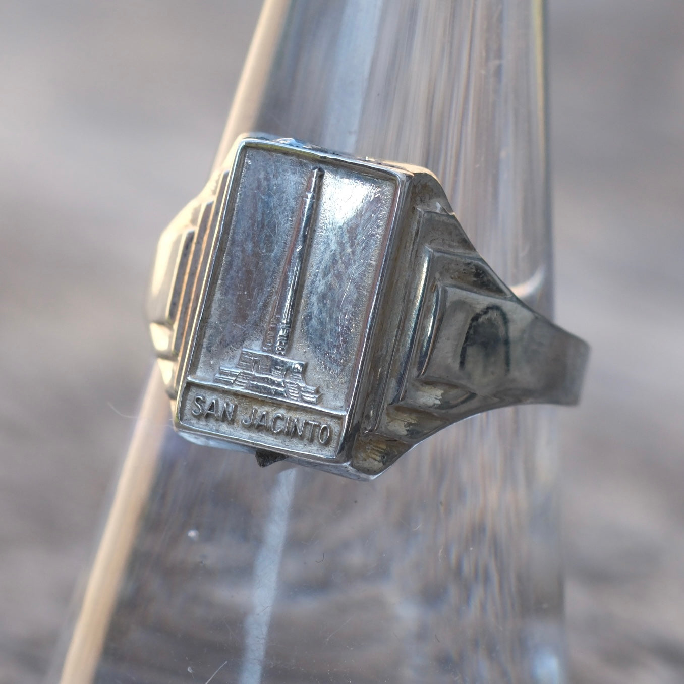 Vintage Sterling Silver San Jacinto Souvenir Ring 7.75