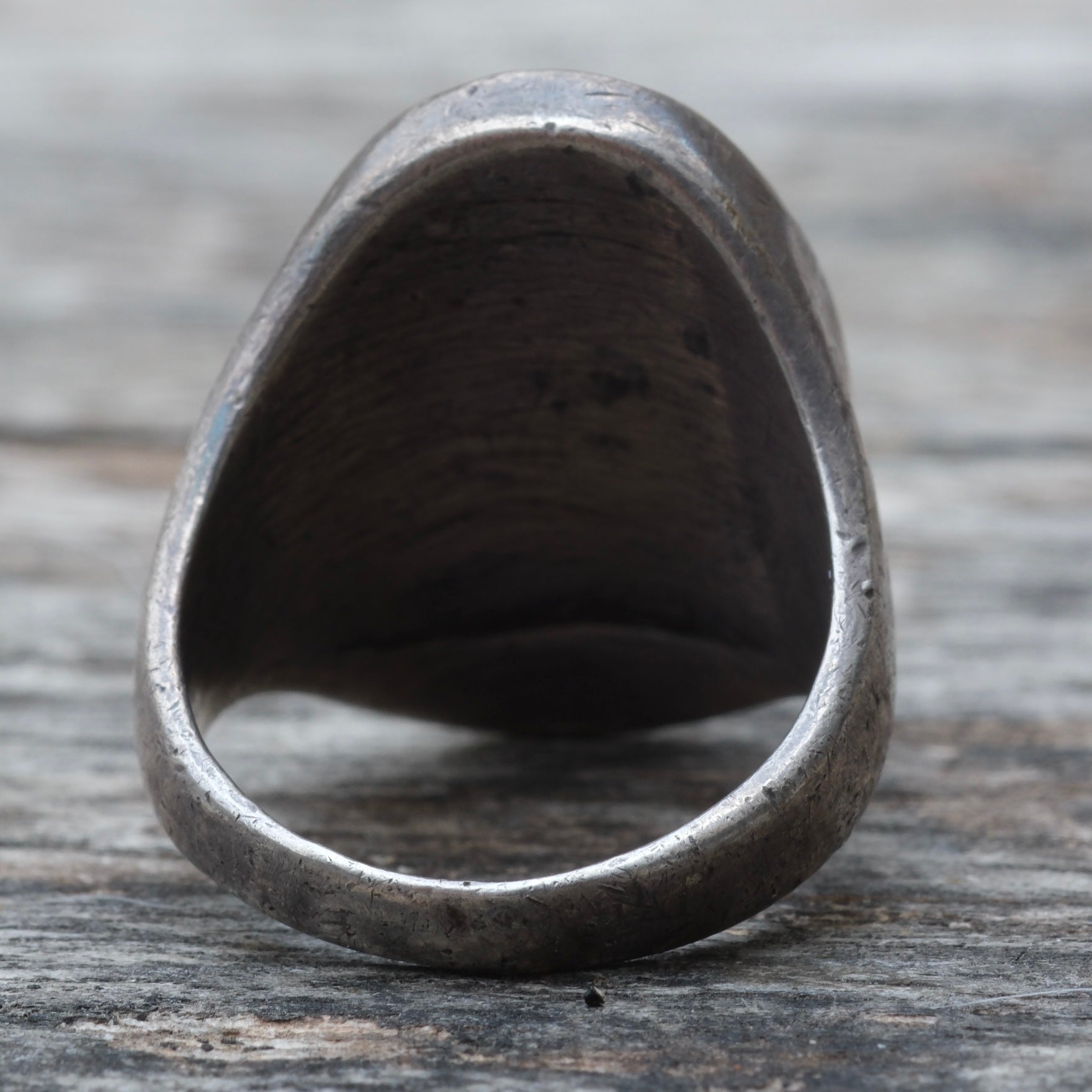 Vintage Sterling Multistone Inlay Ring 8