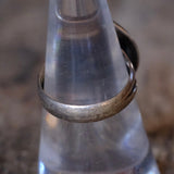 Vintage Sterling Turquoise Roper Ring 7.75