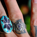 Vintage Sterling Willoughby Class Signet Ring 9