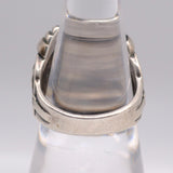 Vintage Sterling Turquoise Horseshoe Ring 9.25