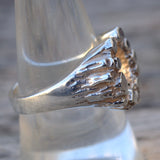 Vintage Sterling Silver Horseshoe Ring 9.75