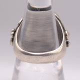 Vintage Sterling Turquoise Feather Ring 9