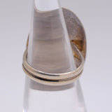 Vintage Sterling Coral Shadowbox Ring 4