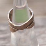 Vintage Sterling Green Carnelian Ring 6.5