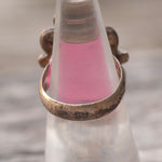 Vintage Sterling Mother Of Pearl Ring 6