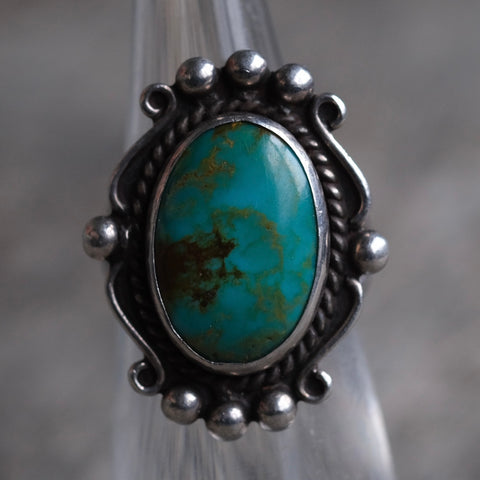 Vintage Sterling Royston Turquoise Ring 4