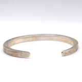 Vintage Sterling Turquoise Inlay Cuff Bracelet 6.25"