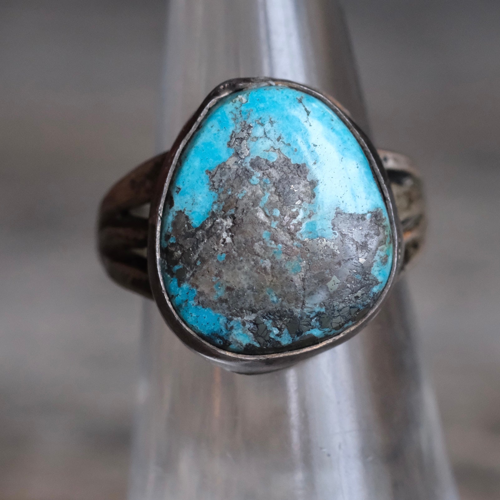 Vintage Sterling Turquoise Ring 5