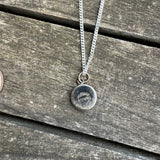 Vintage Sterling Good Luck Hex Necklace