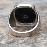 Vintage Sterling FOE Signet Ring 6