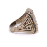 Vintage Sterling ORAN Class Ring 5.5