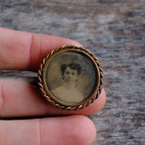 Vintage 1900's Memorial Brooch