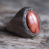 Vintage Sterling Tigers Eye Signet Ring 8.25