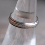 Vintage Sterling Ribbed Band 6