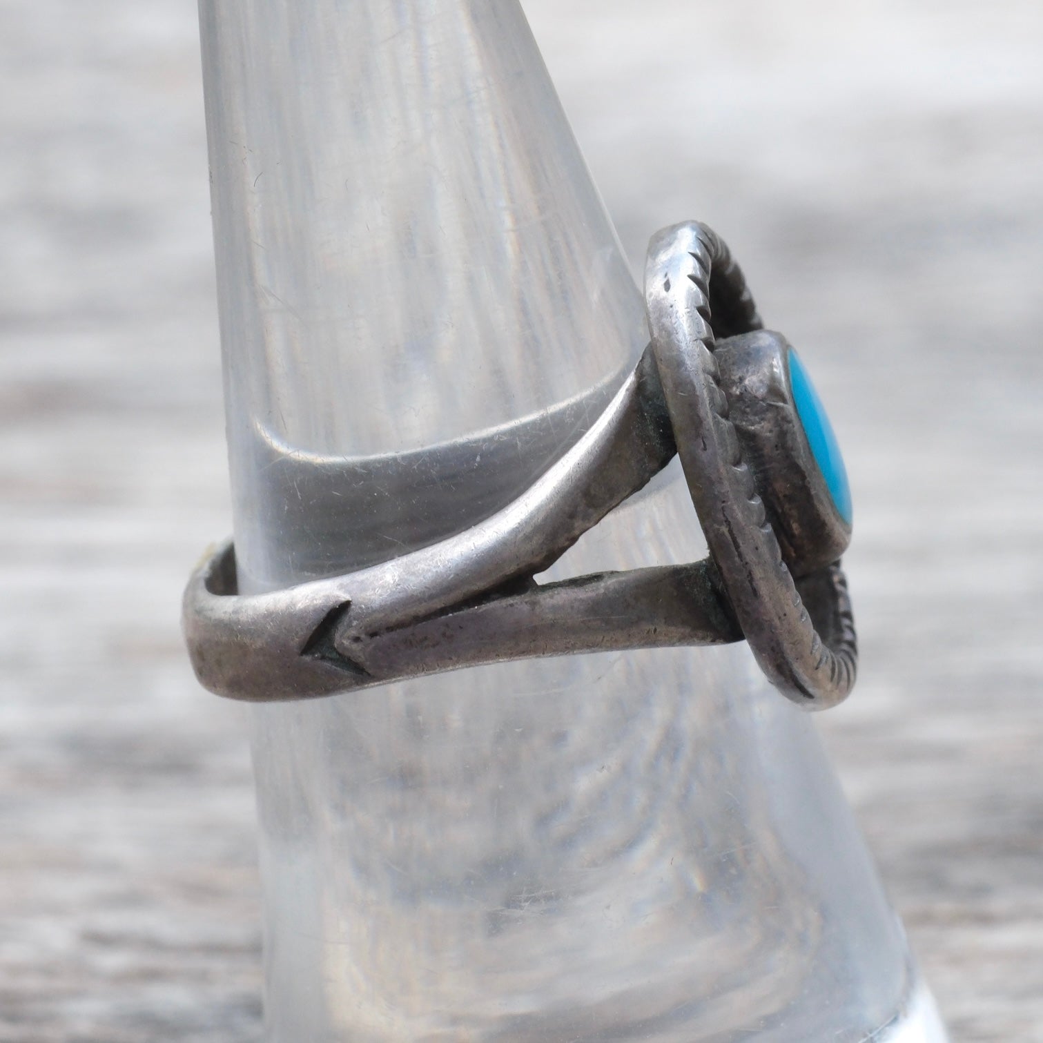 Vintage Sterling Turquoise Ring 7
