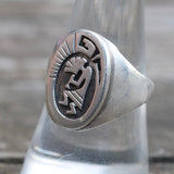 Vintage Sterling Kokopelli Ring 8.25