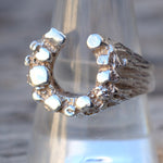 Vintage Sterling Silver Horseshoe Ring 9.75