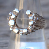 Vintage Sterling Silver Horseshoe Ring 9.75