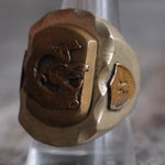 Vintage 1940’s Lucky Dragon Souvenir Ring 10.5