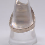 Vintage Sterling Turquoise and Coral Feather Ring 10