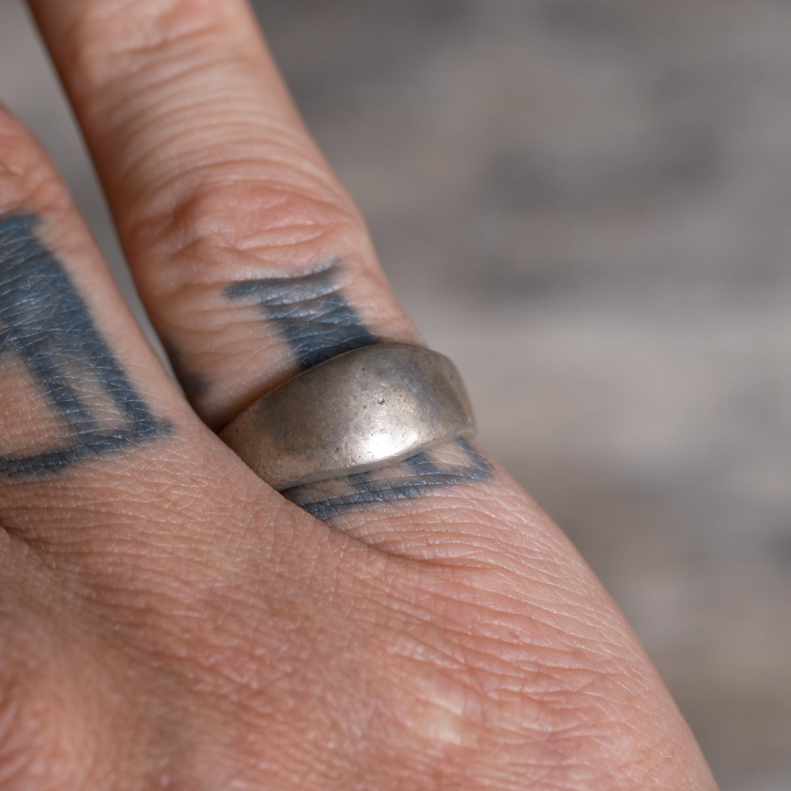 Vintage Sterling Silver Ring 6