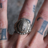 Vintage Mexican Big Chief Souvenir Ring 8.75