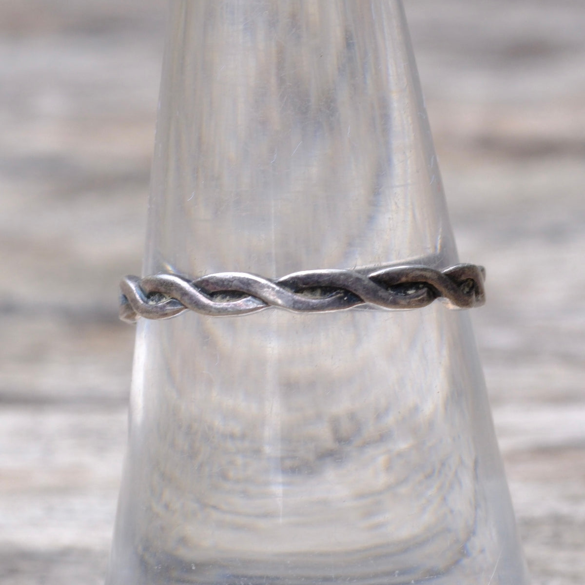 Vintage Sterling Braided Band 7.75