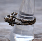 Vintage Sterling Panther Ring 9