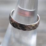 Vintage Sterling Hammered Band 6