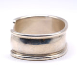 Vintage Sterling Silver Thick Cuff Bracelet