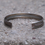 Vintage Sterling Silver Braided Cuff