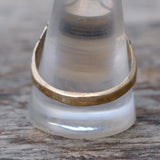 Vintage Sterling Turquoise Ribbed Band Ring 12