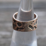 Vintage Sterling Silver Band 4.25