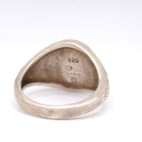 Vintage Sterling Silver Signet Ring 8.5