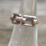 Vintage Sterling Silver Chain Band 5.5