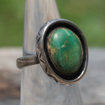 Vintage Sterling Turquoise Ring 5