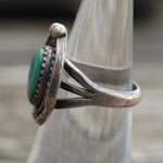 Vintage Sterling Turquoise Ring 5.5