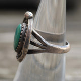 Vintage Sterling Turquoise Ring 5.5