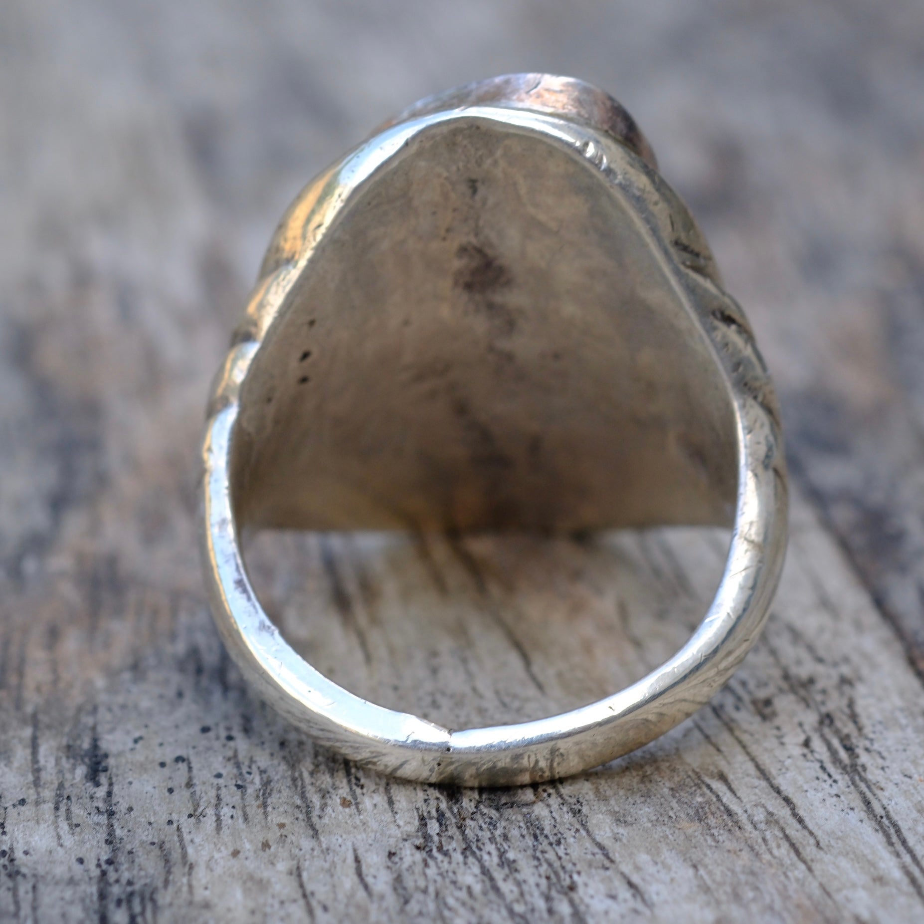 Vintage Sterling 2-Stone Turquoise Ring 10