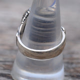 Vintage Sterling Lapis Eagle Ring 9