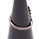 Vintage Sterling Turquoise Concho Ring 6