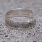 Vintage Sterling Silver Textured Cuff
