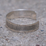 Vintage Sterling Silver Textured Cuff