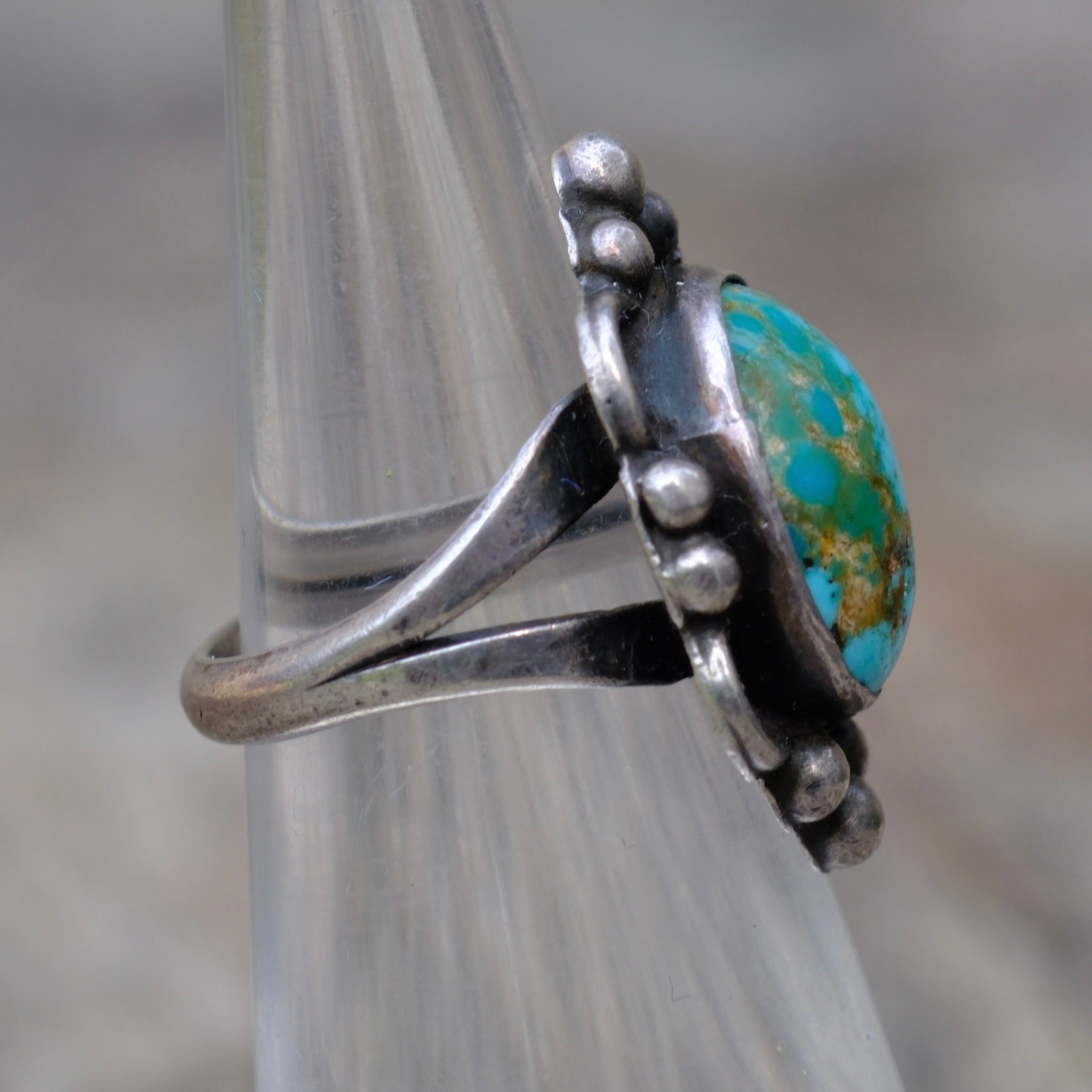 Vintage Sterling Turquoise Ring 3
