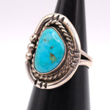 Vintage Sterling Turquoise Ring 6