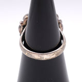 Vintage Sterling Turquoise Cluster Ring 6.5