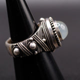 Vintage Sterling Moonstone Ring 7.5